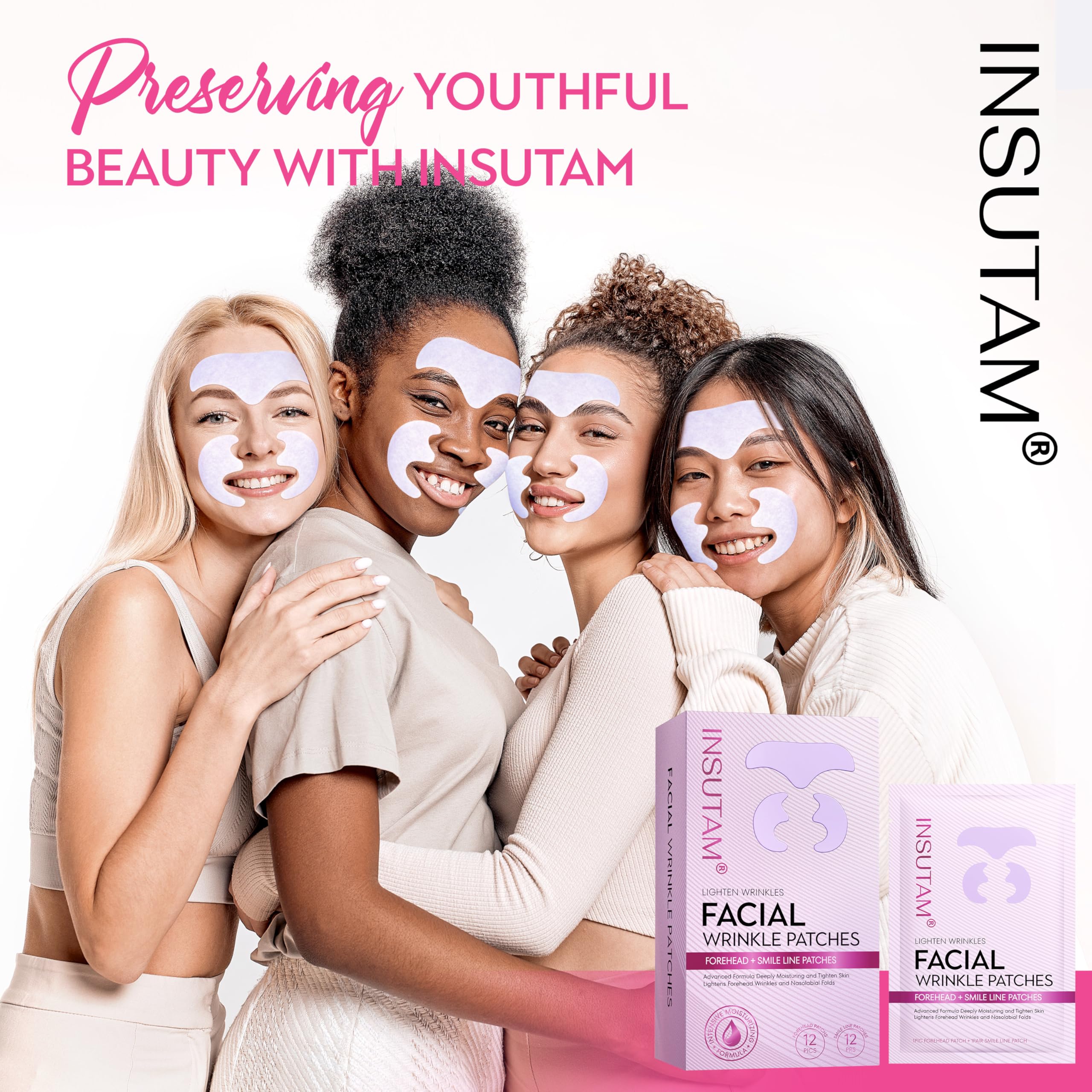 Parche Insutam en envase rosado, diseño cómodo para mujeres