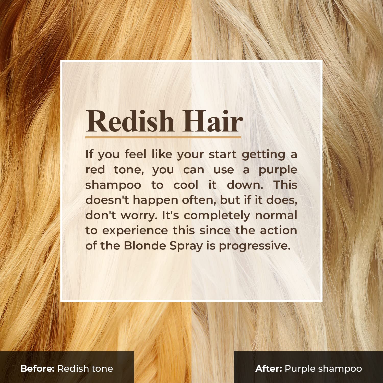 Intea Camomila Blonde Spray counters violet undertones in lighter shades