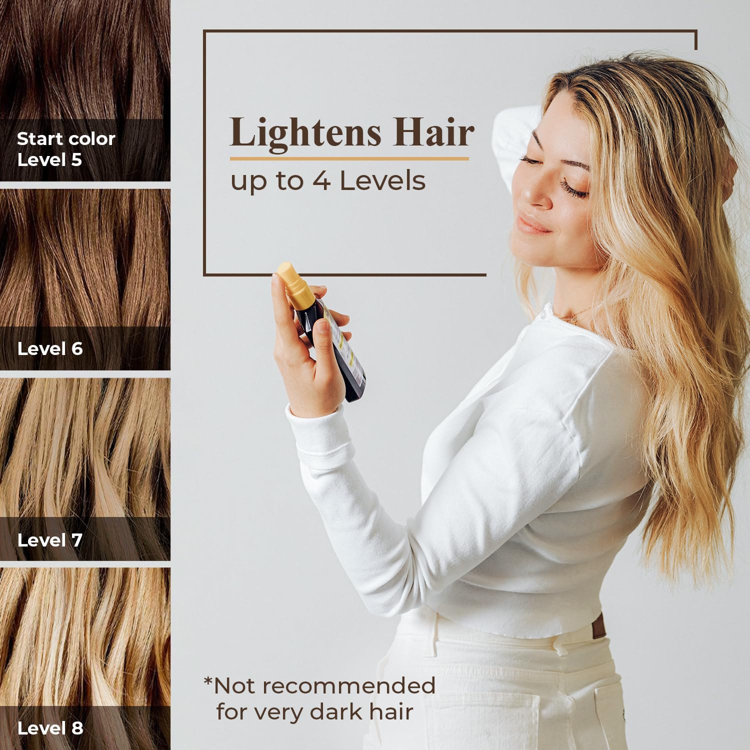 Intea Camomila Blonde Spray no-ammonia formula supports gentle color touch-ups