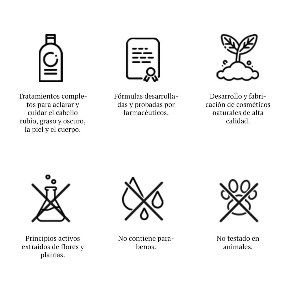 Ideal para toda la familia, Intea Chamomile Shampoo aporta luminosidad suave al rubio.