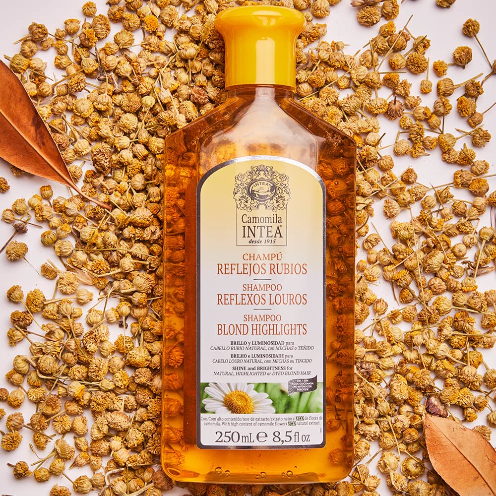 Extracto de manzanilla en Intea Chamomile Shampoo aporta limpieza suave y cuidado.