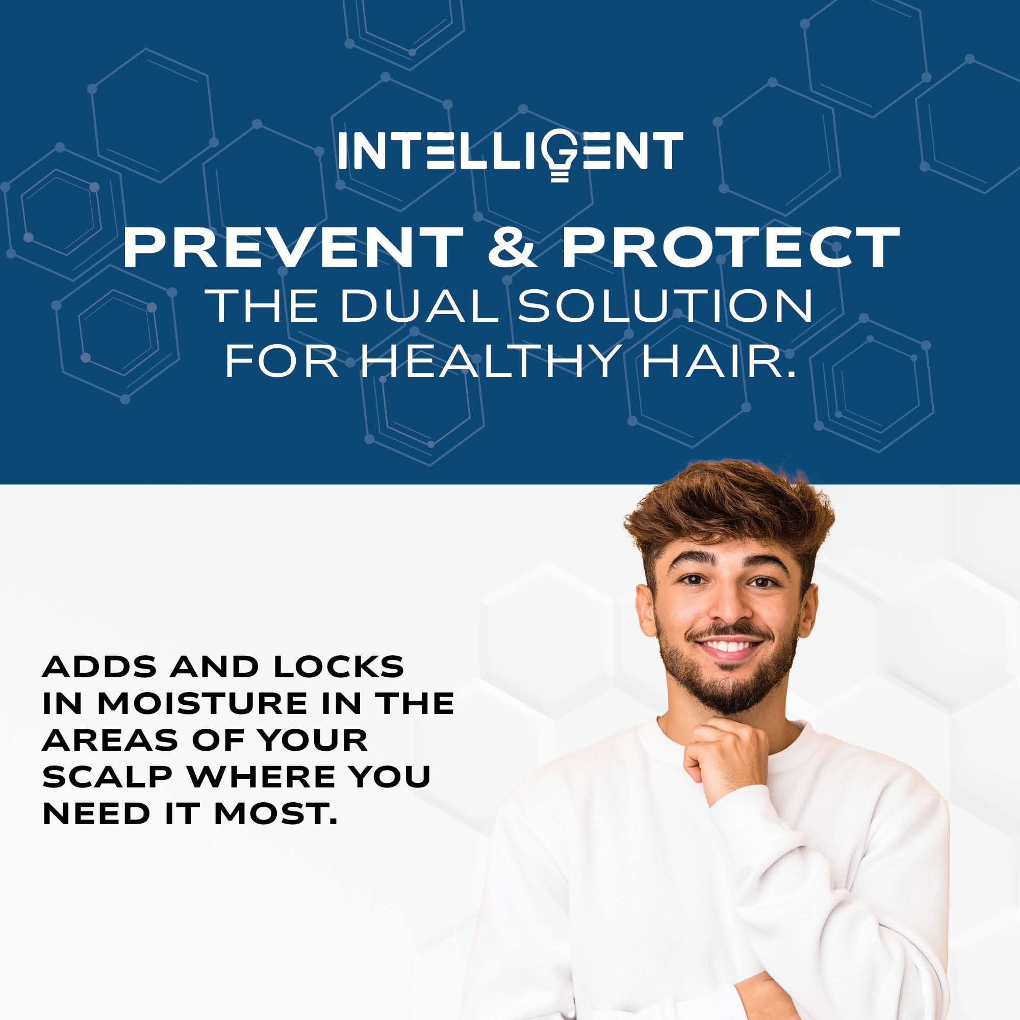 Intelligent Shop all hair types texture closeup showcases versatility for any style.