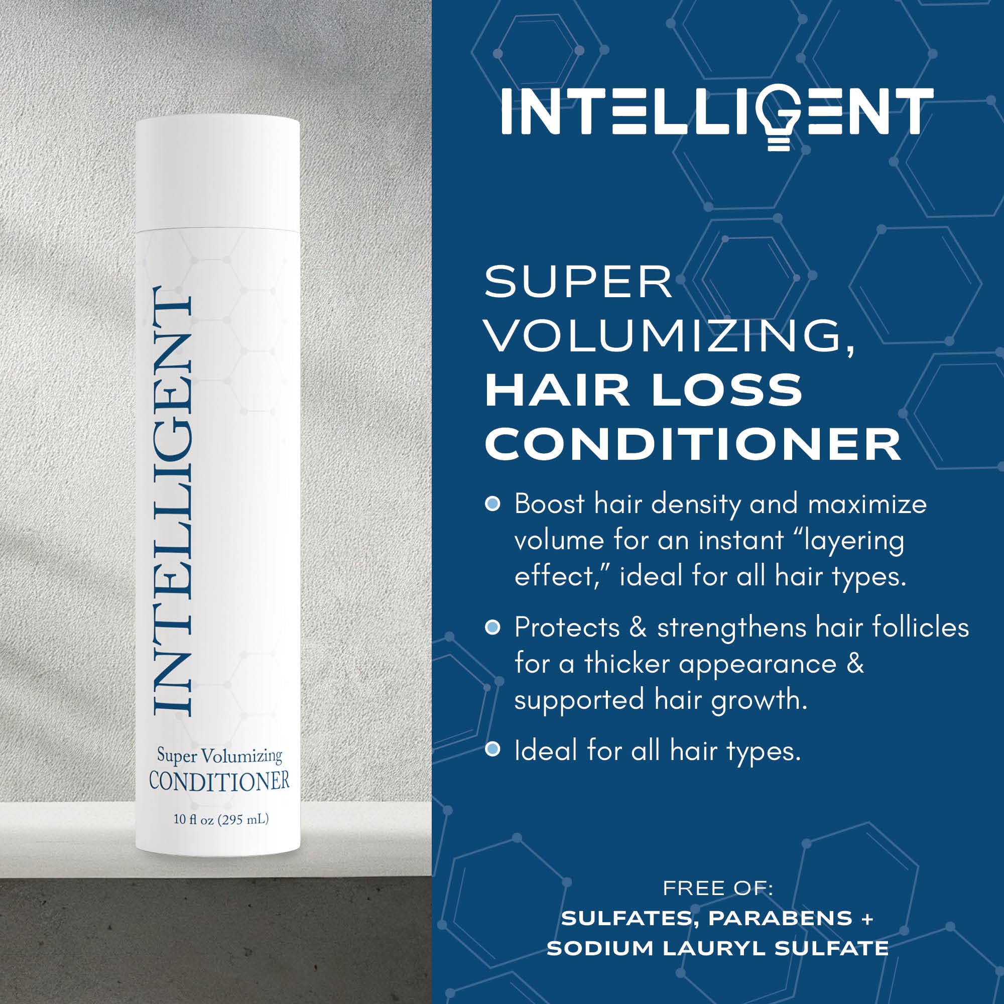 Intelligent Shop Argan oil Biotin closeup suggests strengthening ingredients for resilient strands.