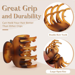 Interesse nonslip clip with matte finish for comfortable daily wear.