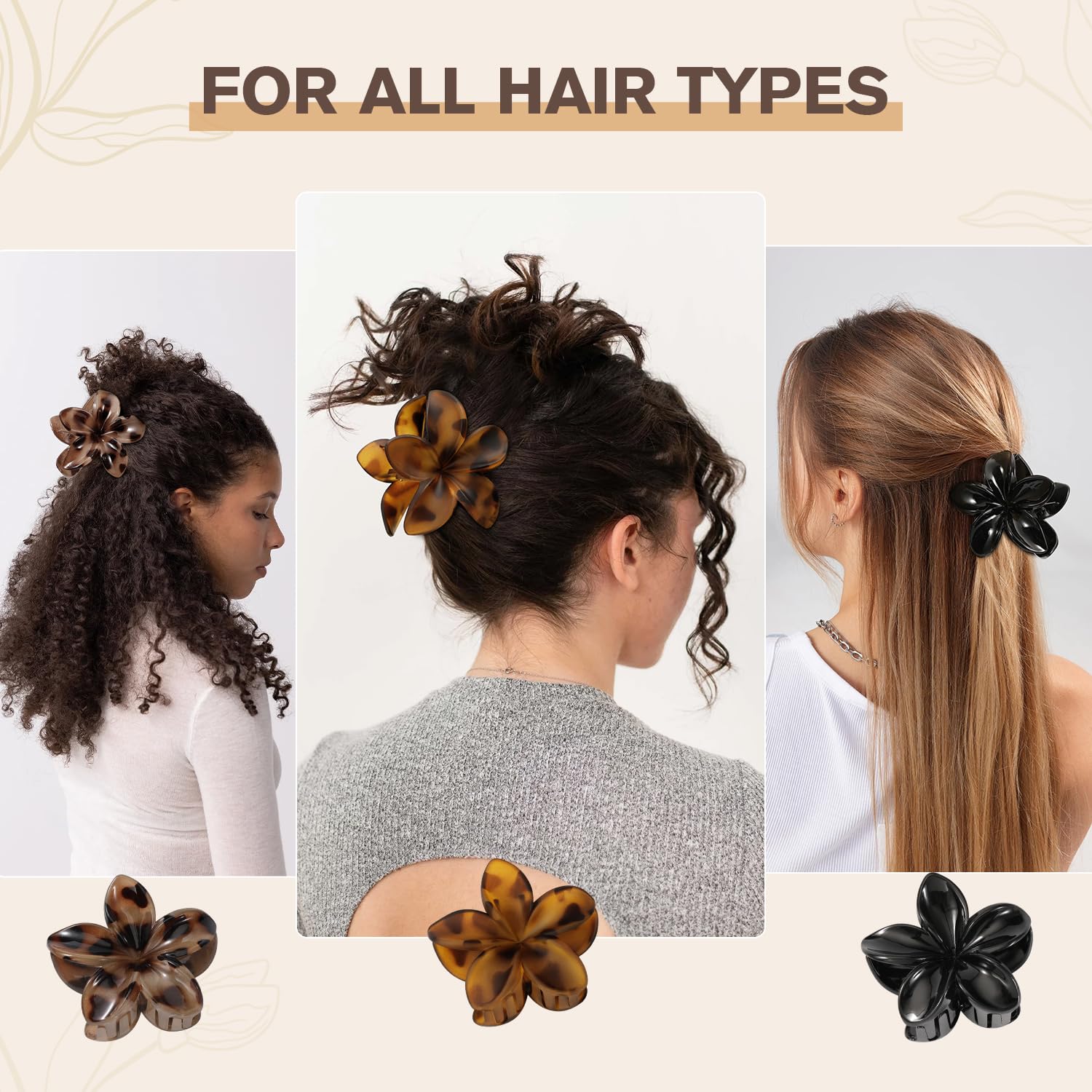 Interesse pinzas flor hawaiana regalo perfecto para mujeres