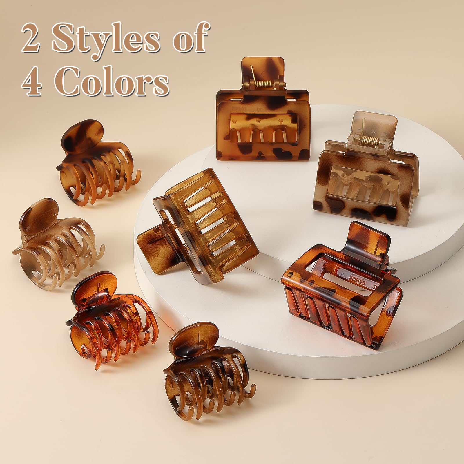 Interesse square medium clip with 2x1.8 inch span for thick sections.