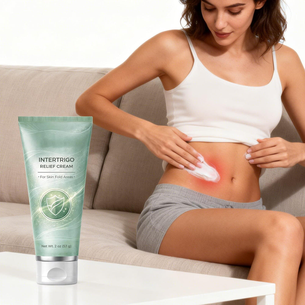 Presentación de dos unidades para crema de intertrigo, fácil de guardar.