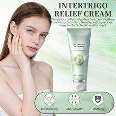 Intertrigo Crema textura suave al aplicar, sensación ligera para la piel sensible.