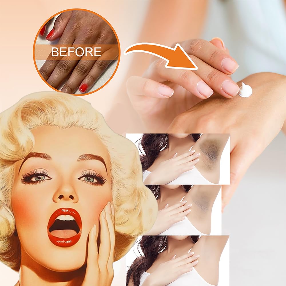 Intimate Glow Cream texture on skin showing smooth absorption