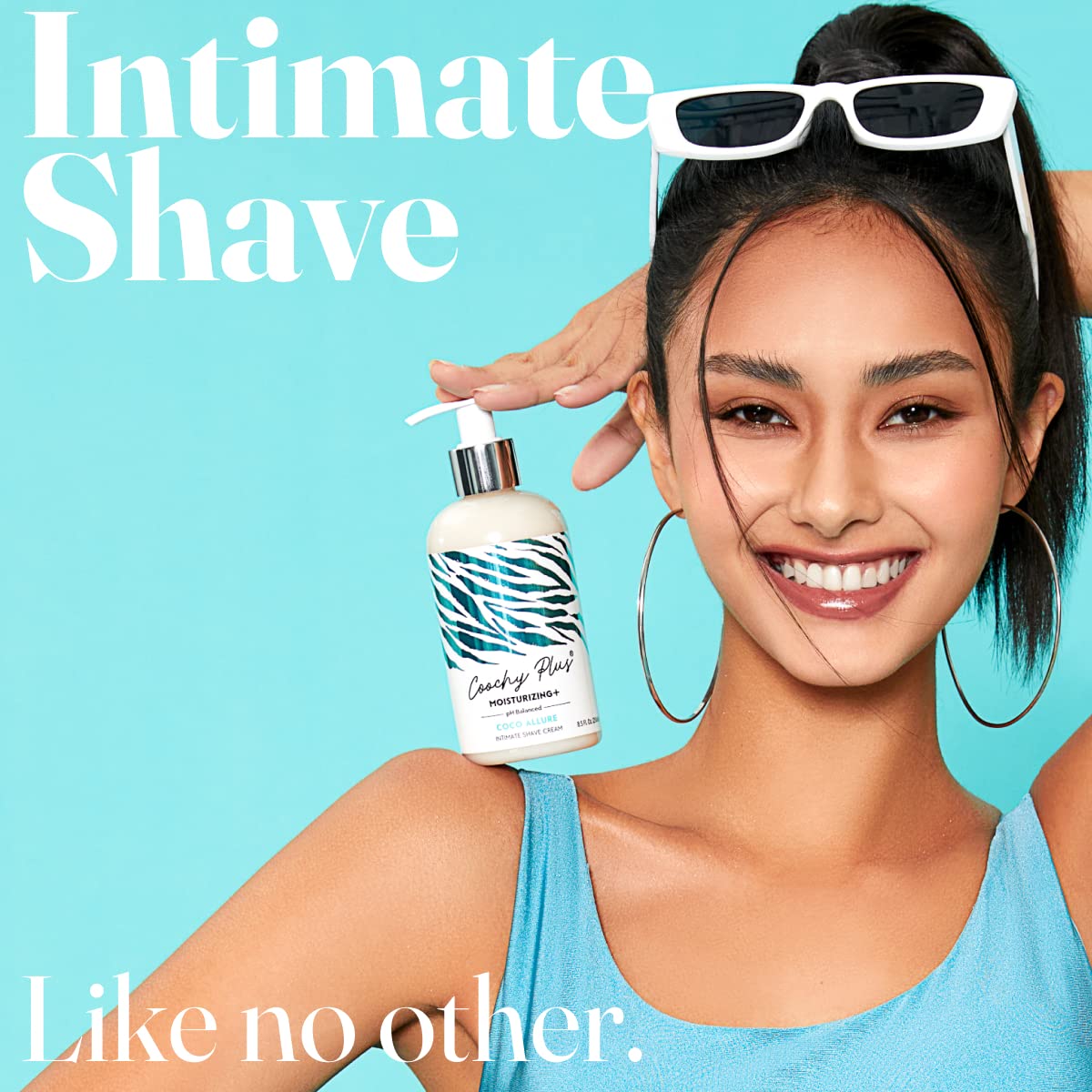 IntiMD Coochy Plus Coco Allure creamy lather spreads evenly for sensitive skin.