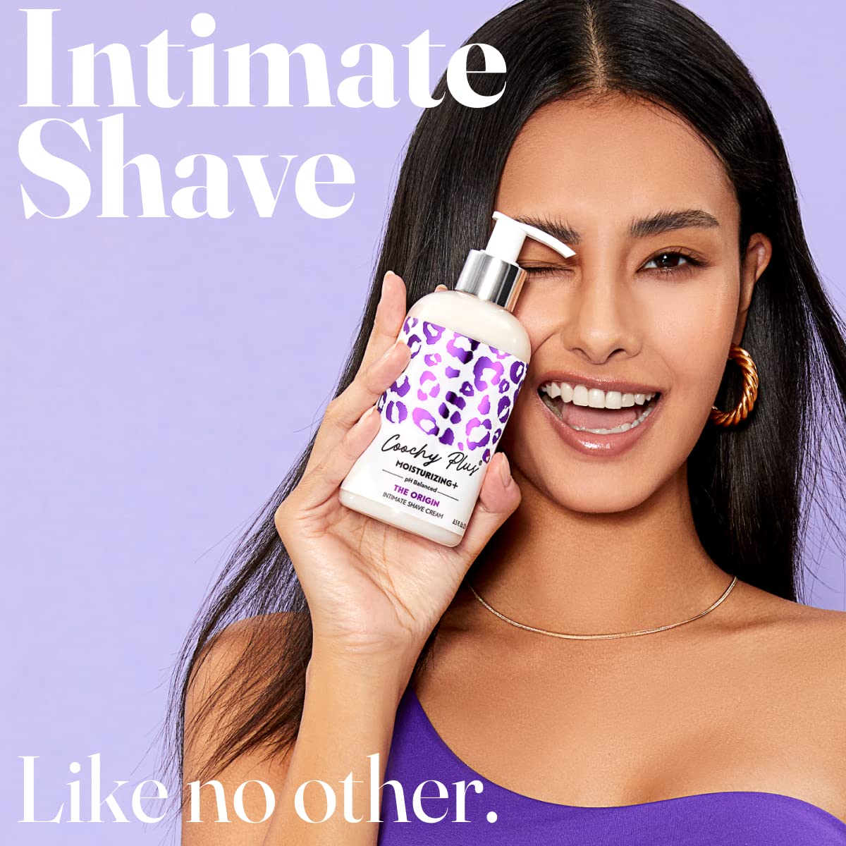 IntiMD Coochy Plus application scene with creamy texture for easy glide