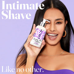 IntiMD Coochy Plus application scene with creamy texture for easy glide