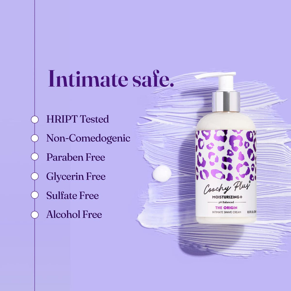 IntiMD Coochy Plus avocado-oil nourishes the skin as you shave