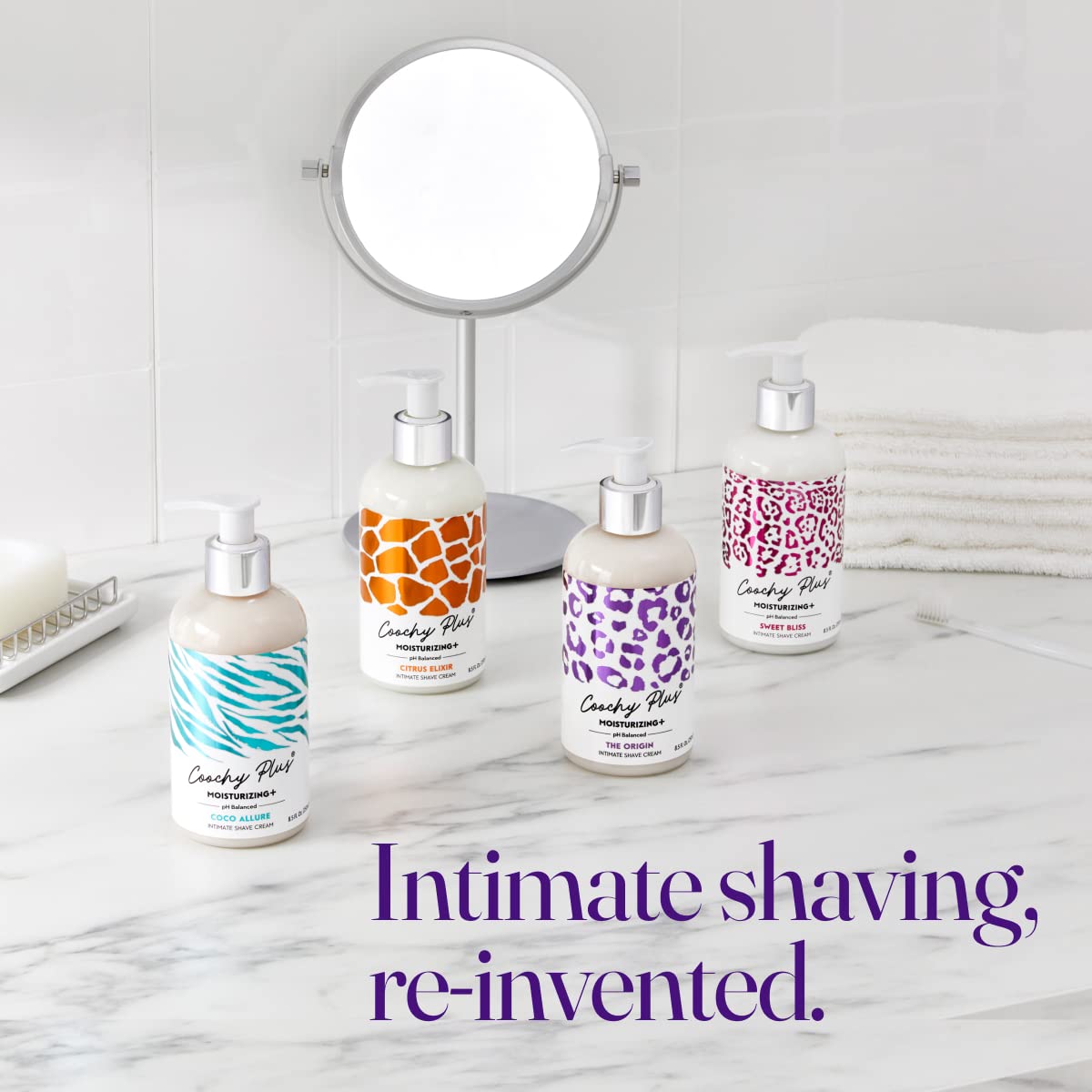IntiMD Coochy Plus maca-root supports comfortable bikini-line shaving