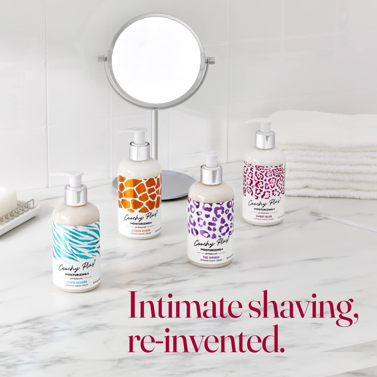 Invisible shield on skin indicates protection against irritation during shaving.