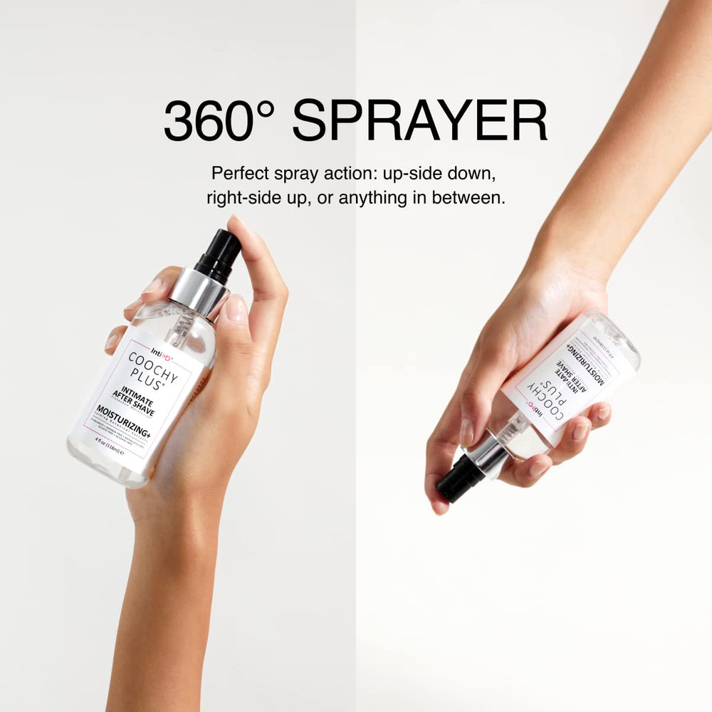 IntiMD COOCHY travel-size bottle for convenient on-the-go care.