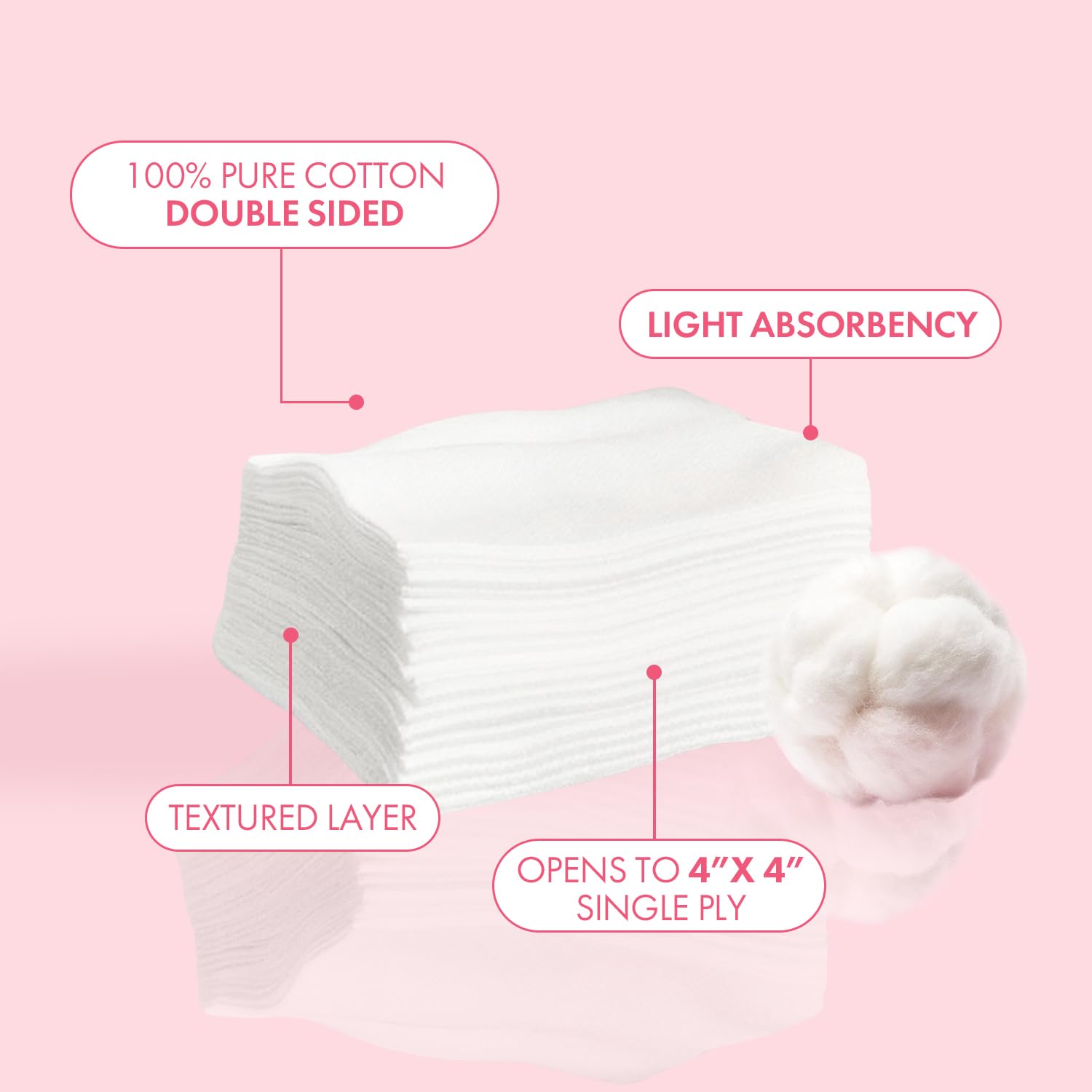 Intrinsics Petite Silken Wipes texture closeup shows silky, lint-free fibers.