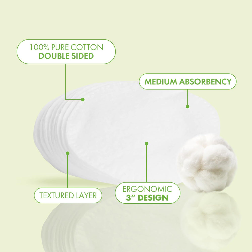 Dual-sided design shown for smooth application and textured cleansing.