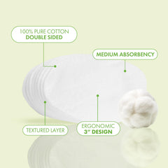 Dual-sided design shown for smooth application and textured cleansing.