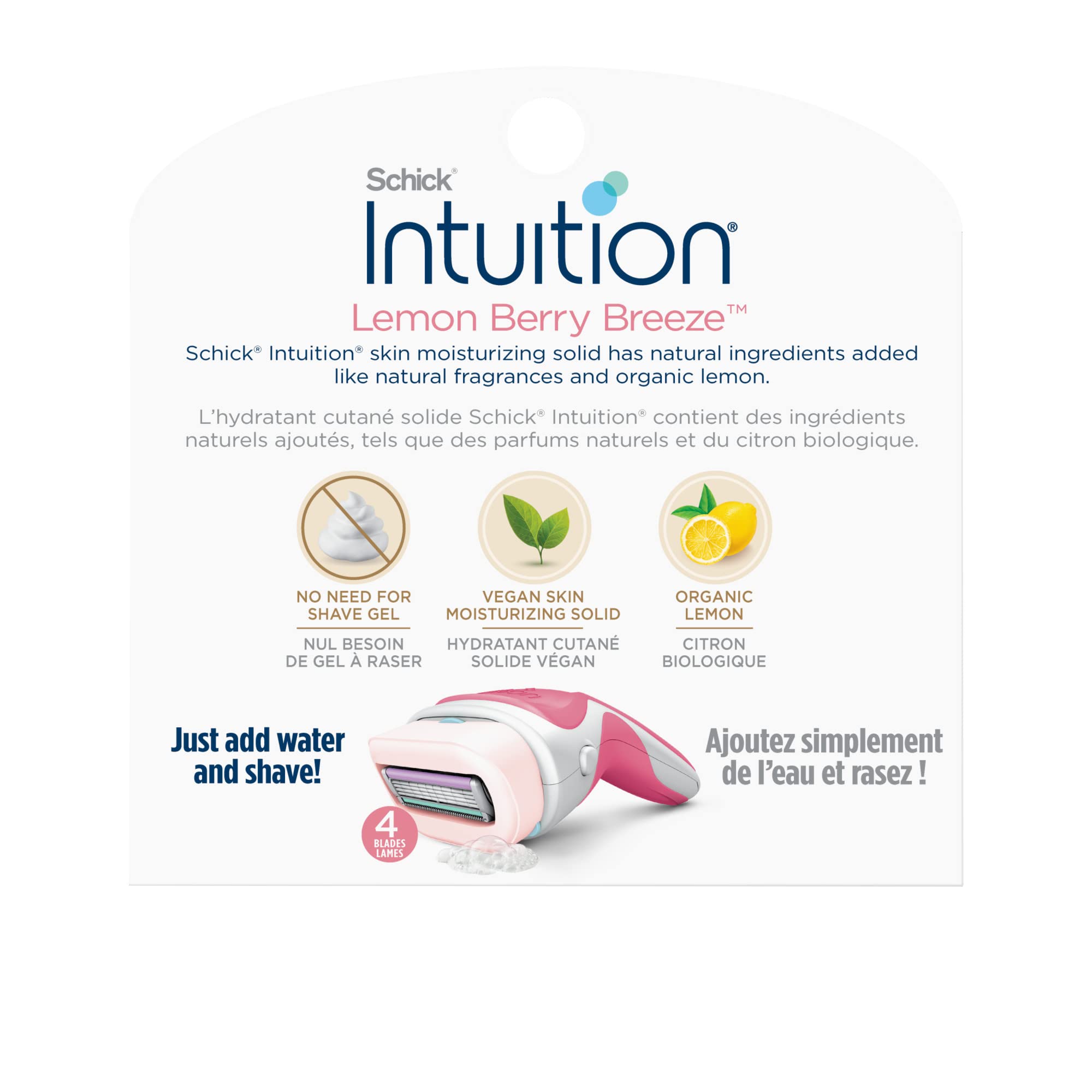 INTUITION refill fits any Intuition handle, ideal for travel and daily use.