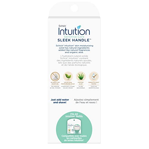 INTUITION Moisturizing bar with aloe visible for skin-friendly shaving.