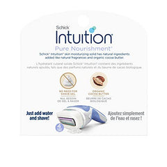 INTUITION moisturizing bar cocoa butter close-up showing skin hydration