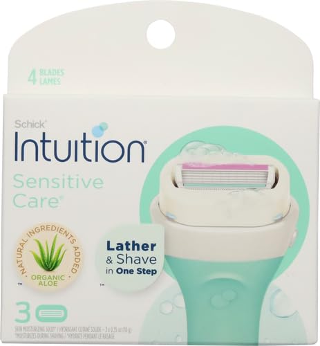 INTUITION refill 3-pack for Sensitive Care compatible with Intuition Naturals razors