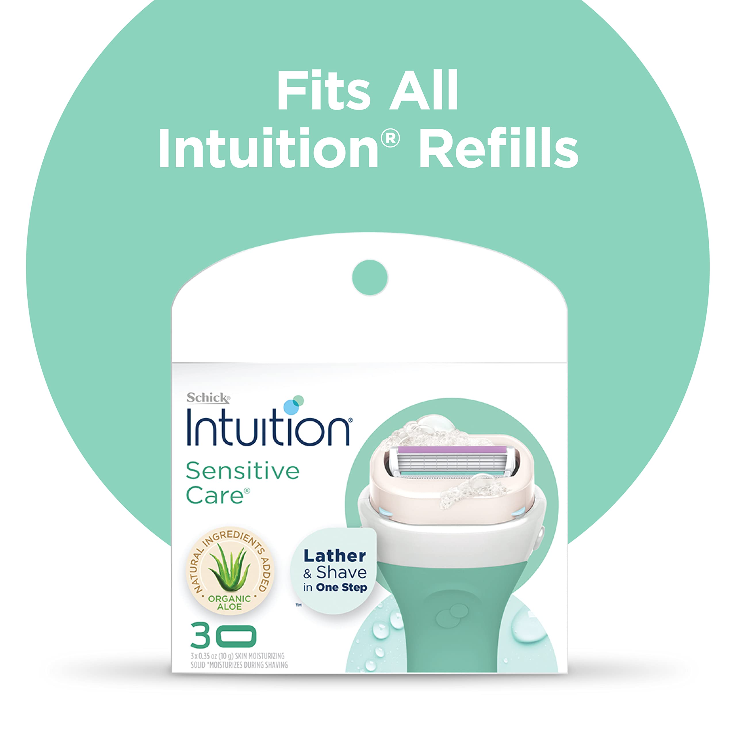 INTUITION Organic aloe moisturizing bar supports skin softness.