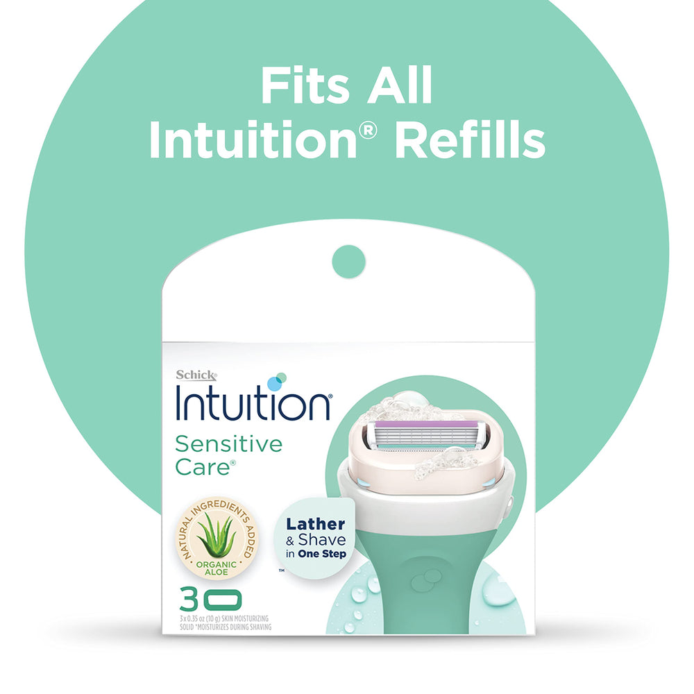 INTUITION Organic aloe moisturizing bar supports skin softness.