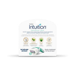 INTUITION four-blade cartridge delivers close shave on legs and arms
