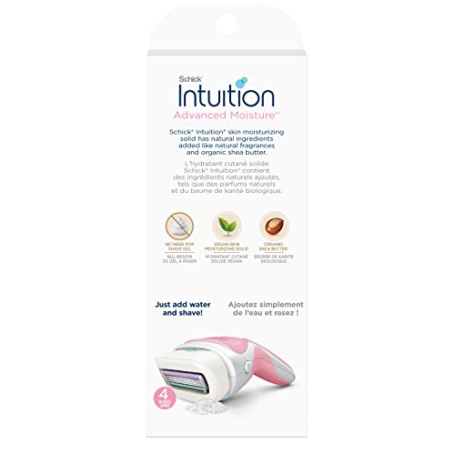 Schick Intuition Shea Butter cartridge delivering smooth glide.