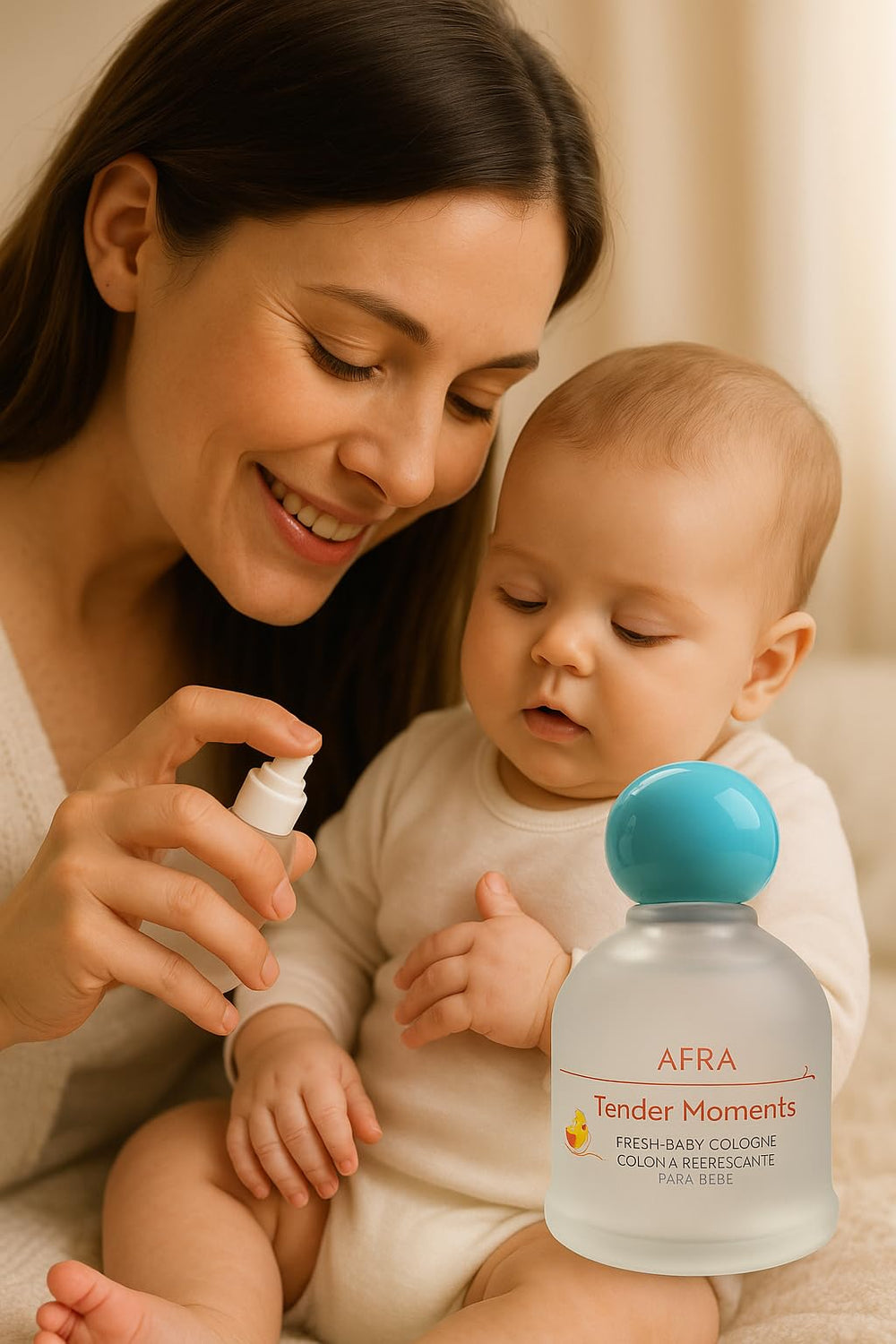 Ioly's Tender Moments baby cologne for girls provides a fresh, comforting aroma for daily wear