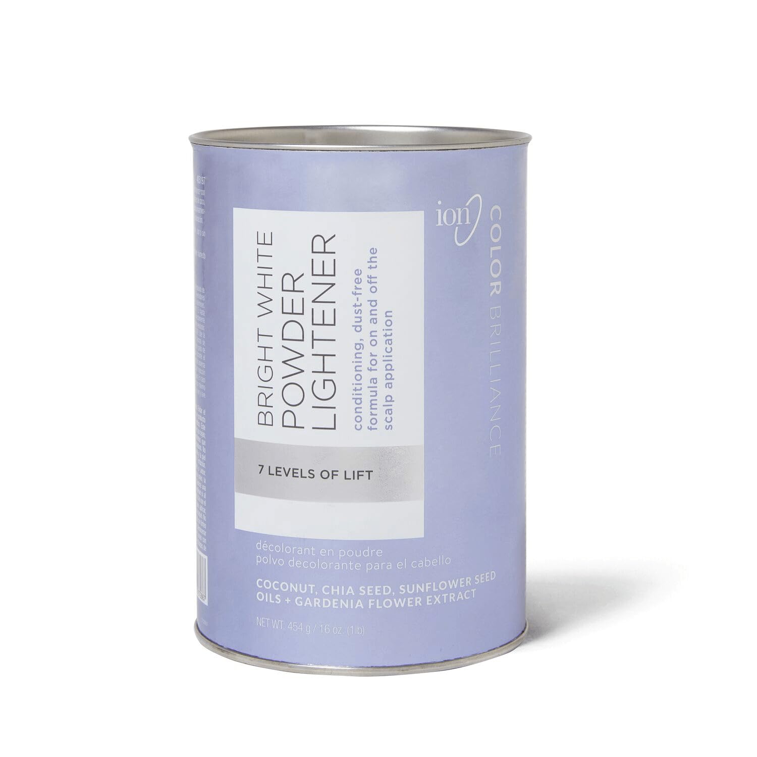 Ion Bright White Powder Lightener 1lb packaging for at-home color lift