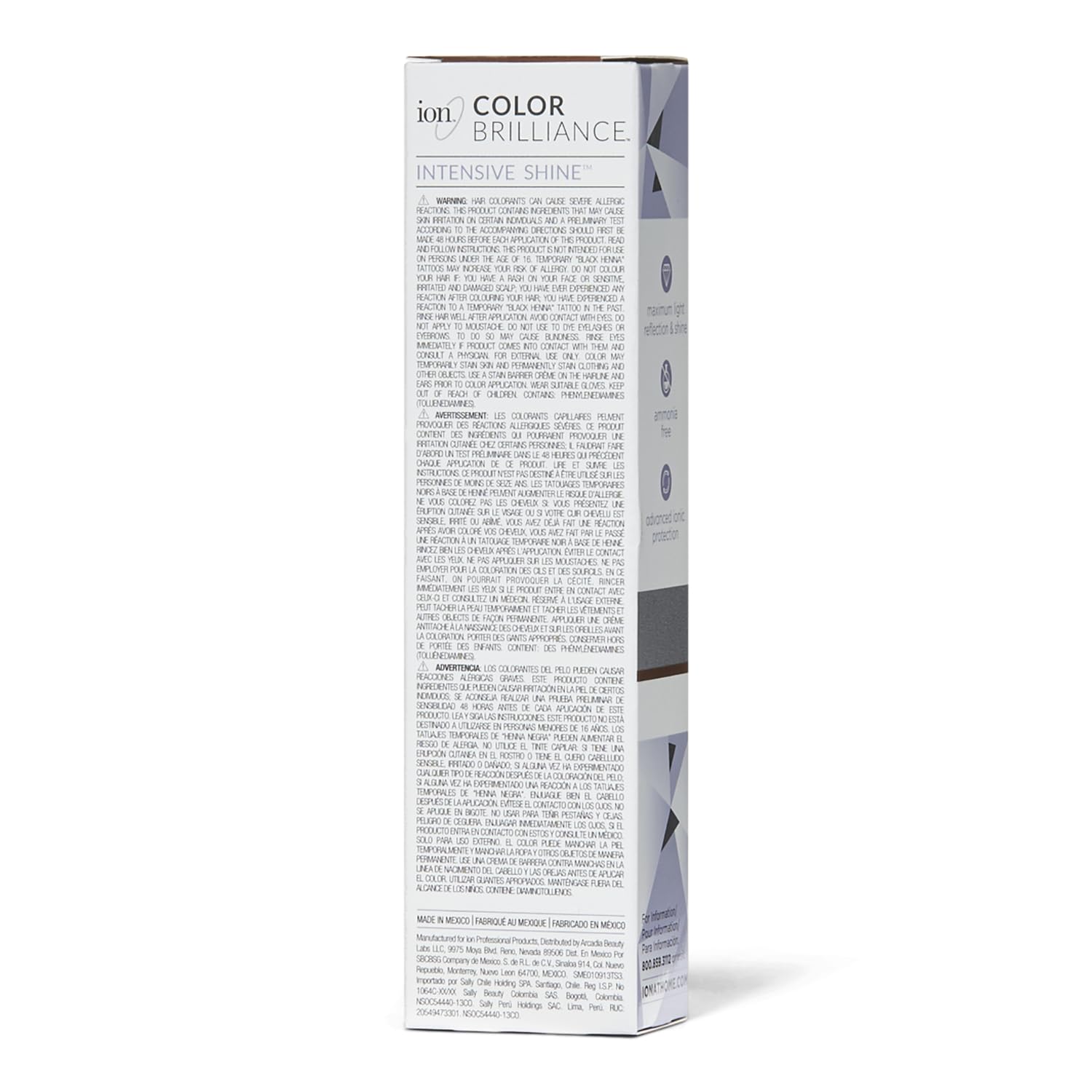 Ion Intensive Shine 3N cream tube ready for effortless application and even color.