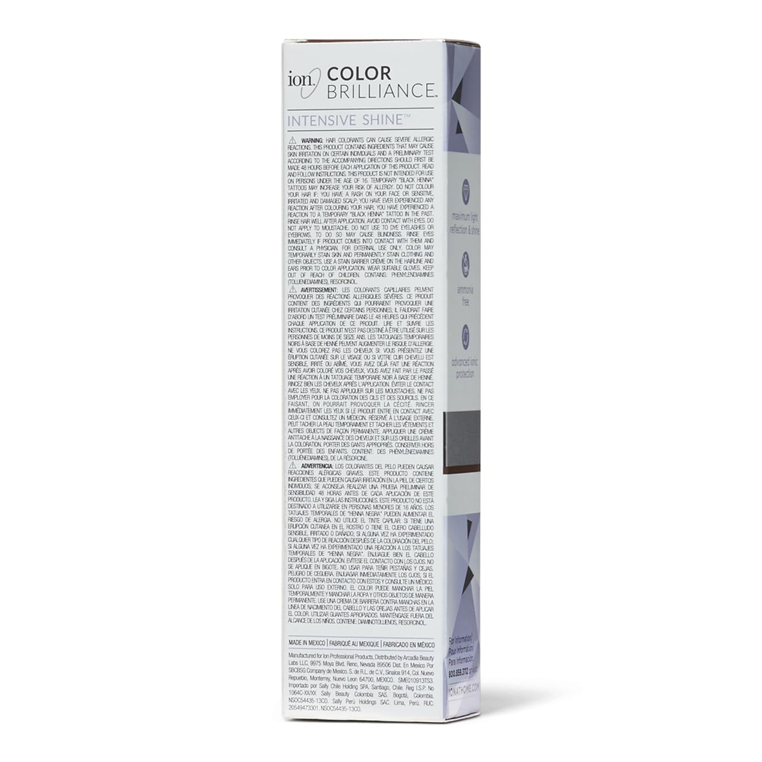 Ion Intensive Shine 4N cream texture shows smooth consistency for easy application.
