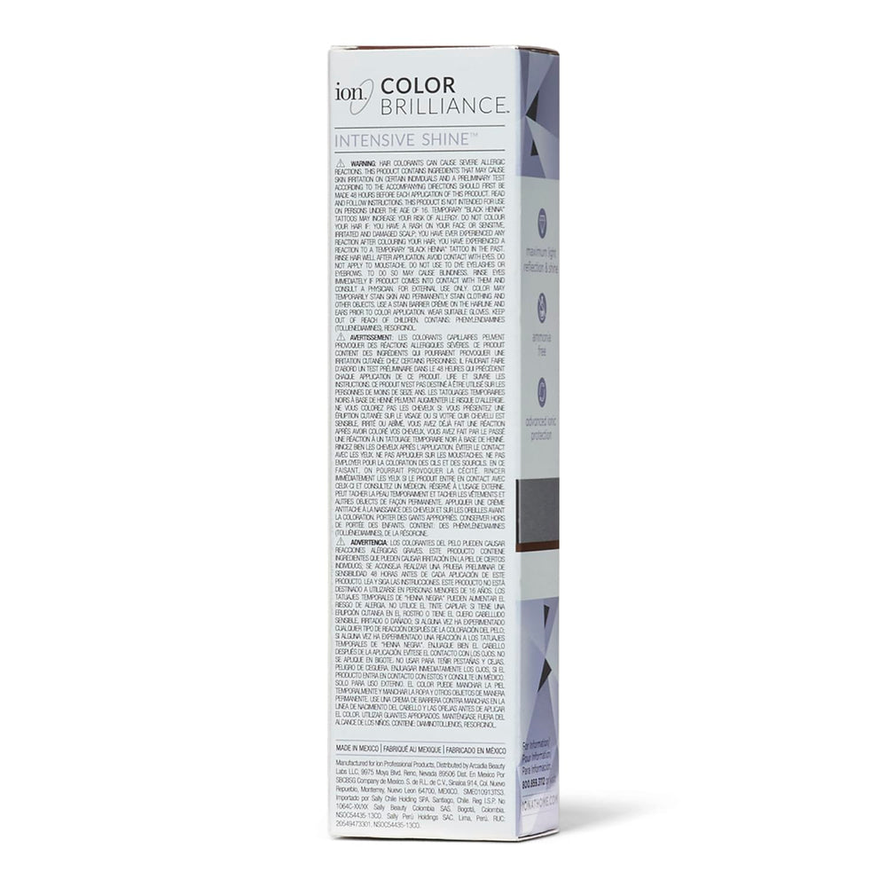 Ion Intensive Shine 4N cream texture shows smooth consistency for easy application.