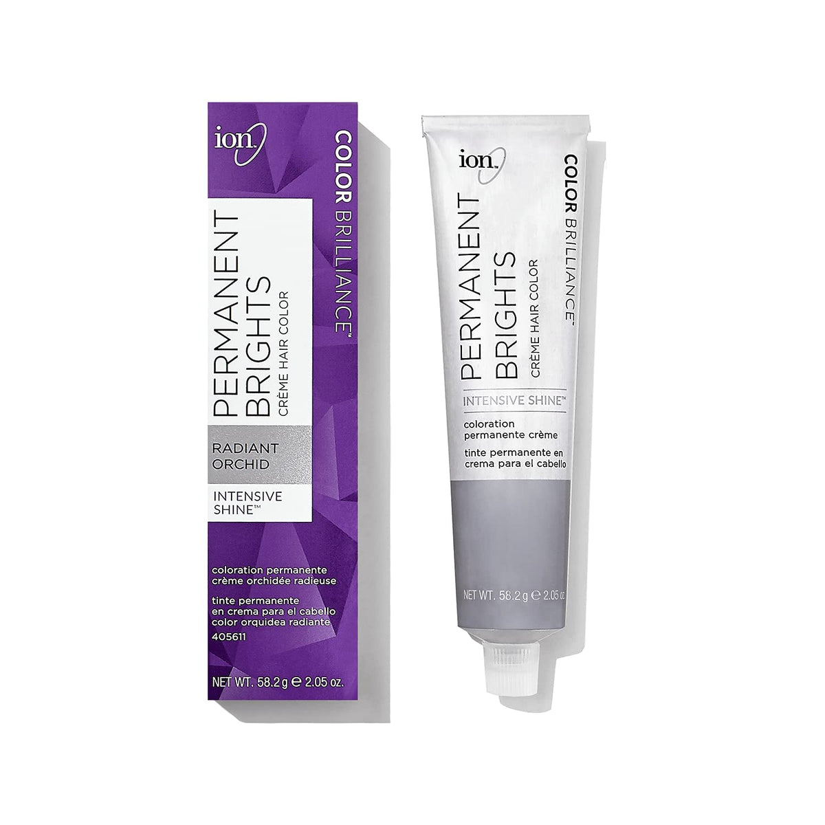 Ion Permanent Brights Radiant Orchid tube for vibrant, long-lasting color.
