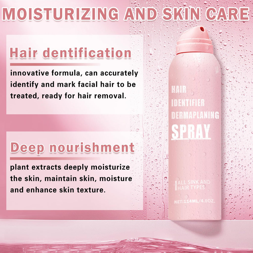IONSGAKO body hair identifying spray helps reveal hair on arms and legs