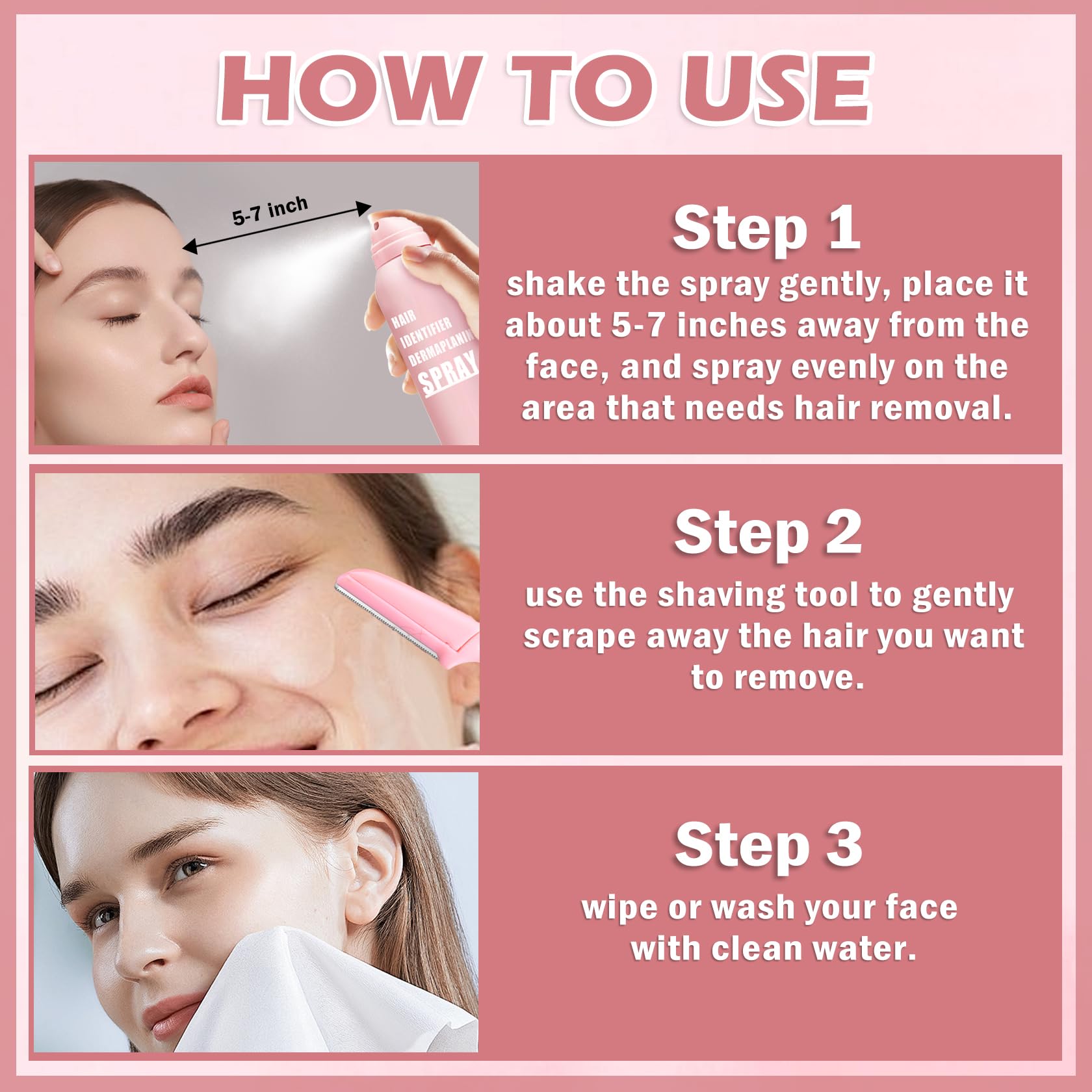 IONSGAKO dermaplaning prep aid supports gentle, comfortable shaving sessions