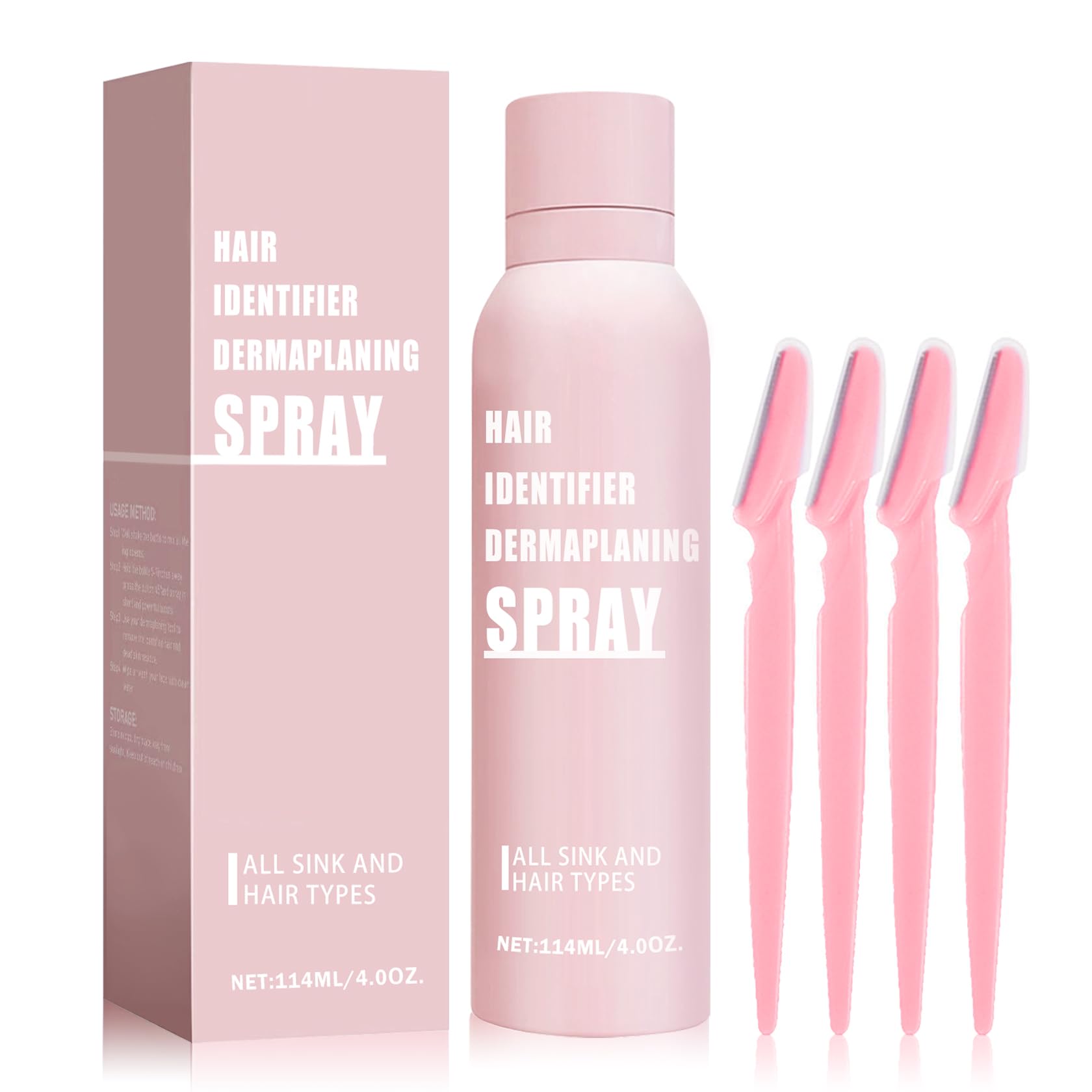 IONSGAKO Hair Identifier Spray reveals facial hair for precise dermaplaning