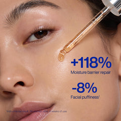 IOPE Bio-PDRN Caffeine Shot Serum ingredient panel highlights vegan, plant-based formula.