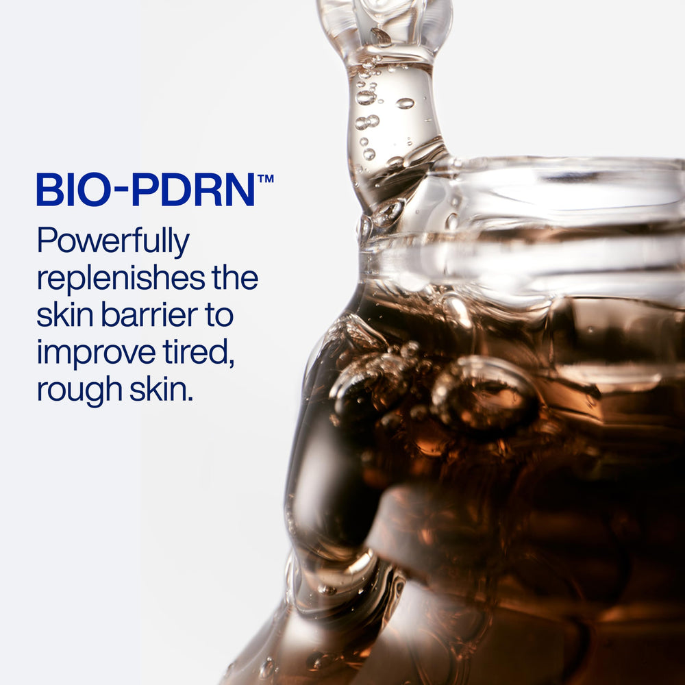 IOPE Bio-PDRN Caffeine Shot Serum travel-friendly packaging for on-the-go use.