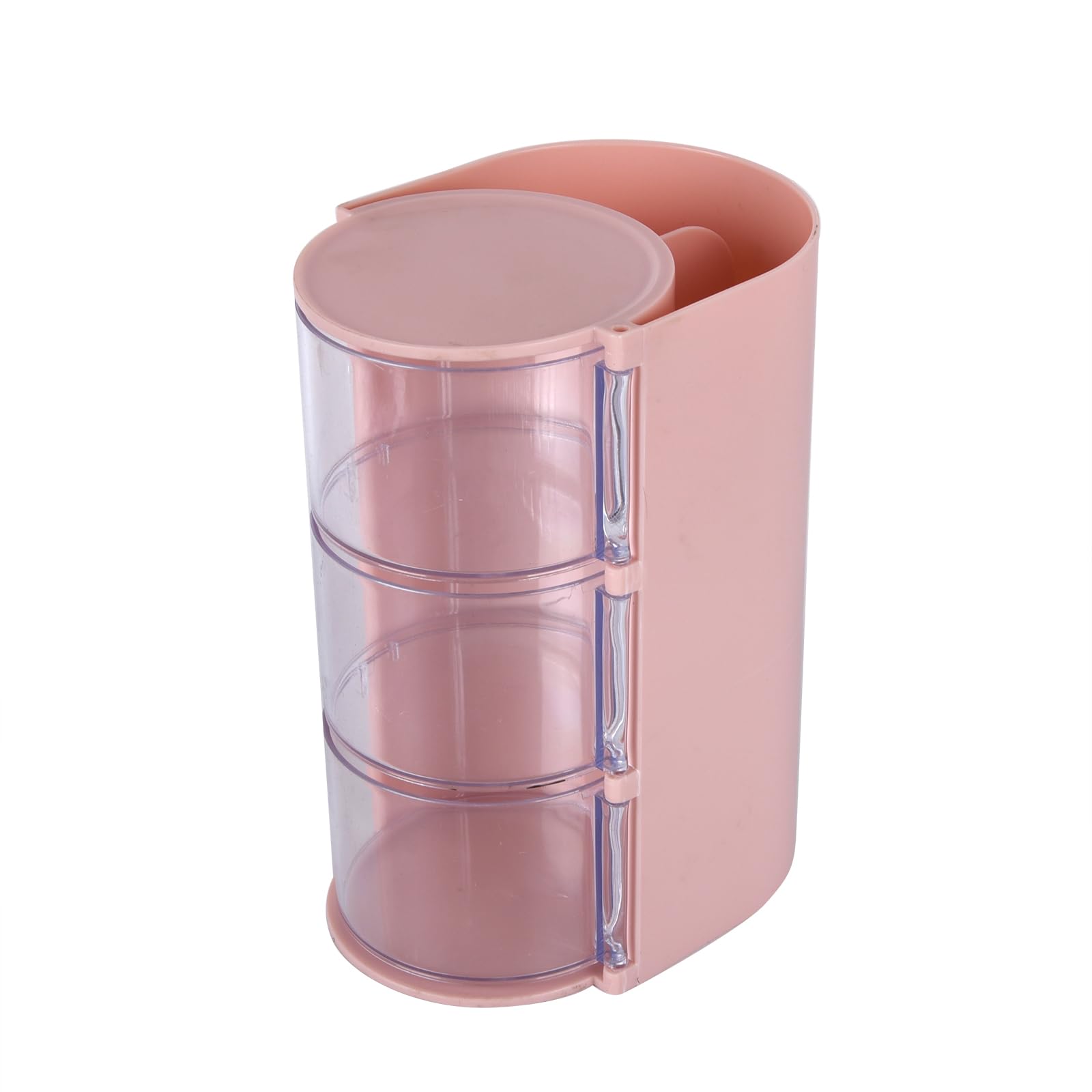 IPENP Pink organizer close-up reveals clear acrylic and snag-free edges.