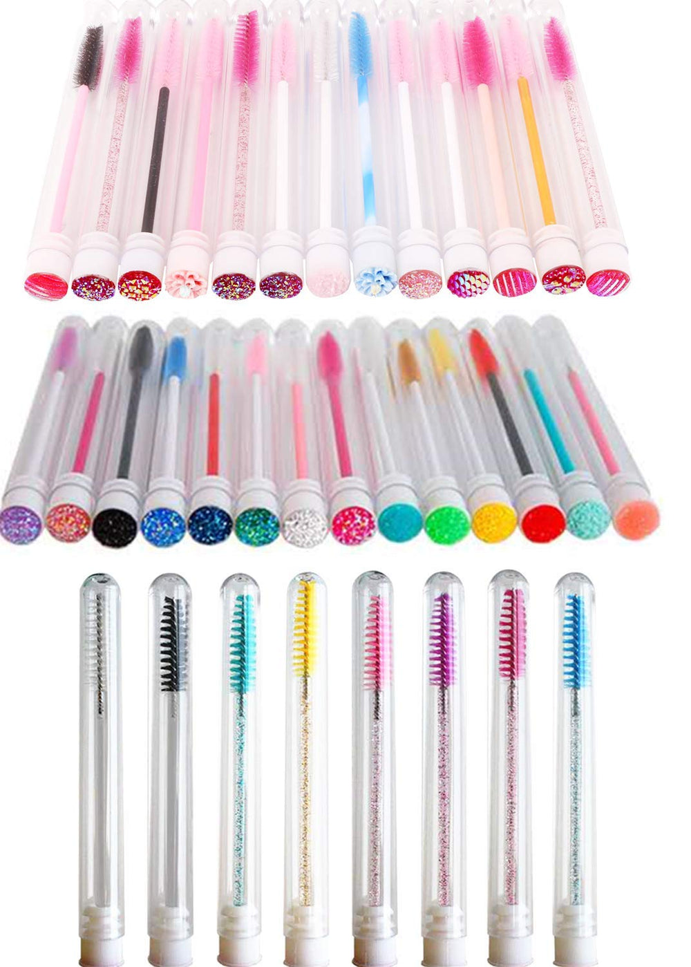 Ipien glitter diamond lash brushes add sparkle while keeping lashes tidy.