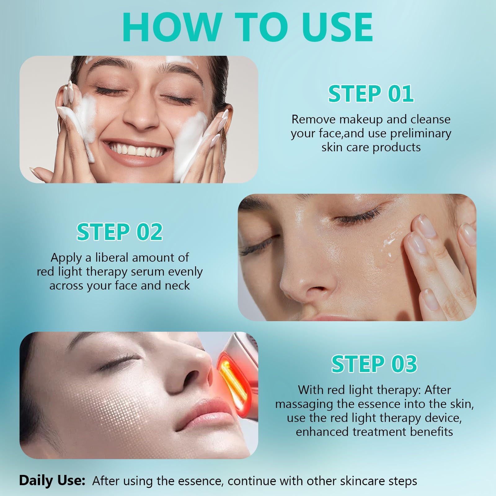 Ipsify serum activación luz roja hialuronico aporta hidratación profunda
