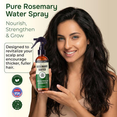 IQNATURAL romero agua spray cuero cabelludo refrescante y ligero.