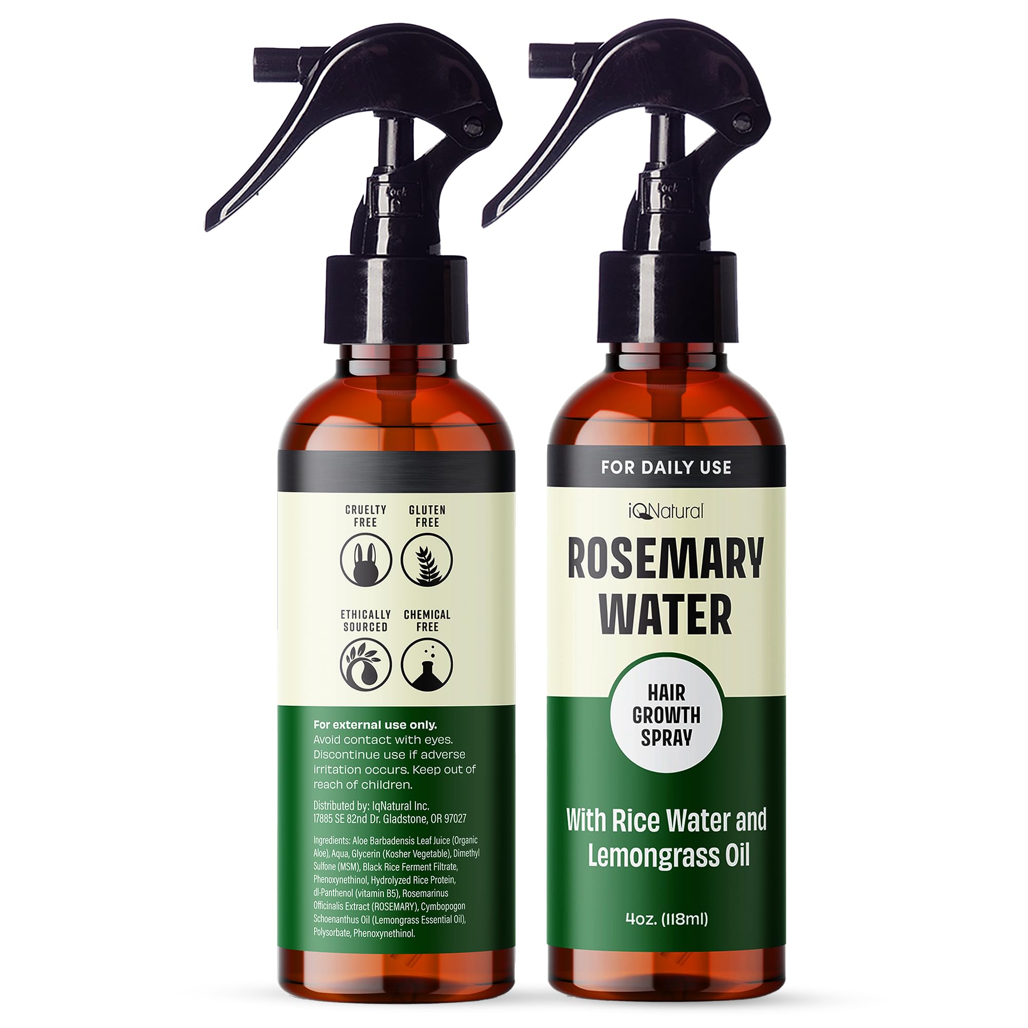 IQNATURAL romero agua spray hecho en eeuu: calidad y seguridad.