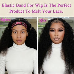 Iraatraa adjustable-size elastic bands fit most heads comfortably without slipping