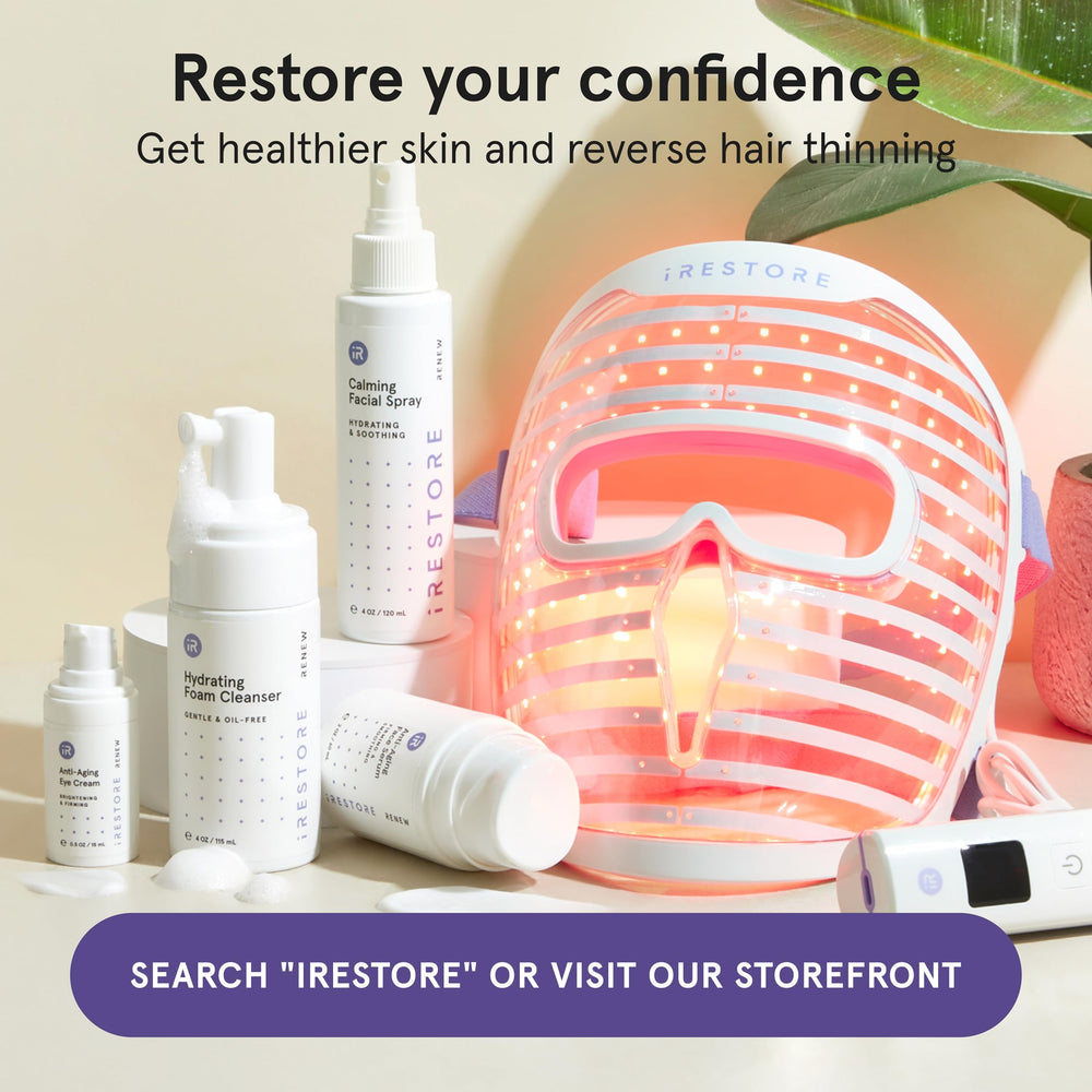 iRestore at-home spa results with professional feel