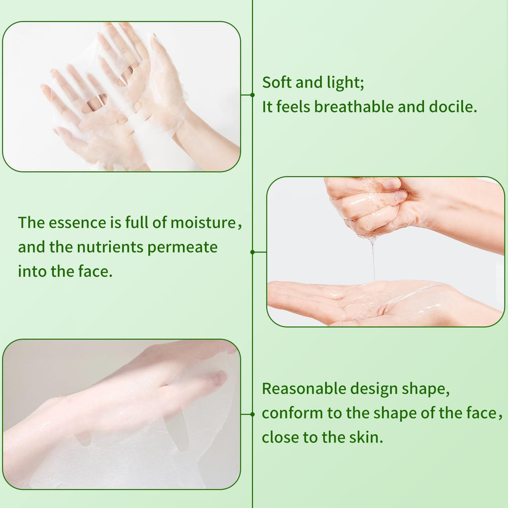 IREV Aloe Vera Face Mask compact packaging suited for travel.